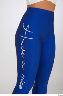  Zuzu Sweet blue leggings dressed sports thigh 0003.jpg